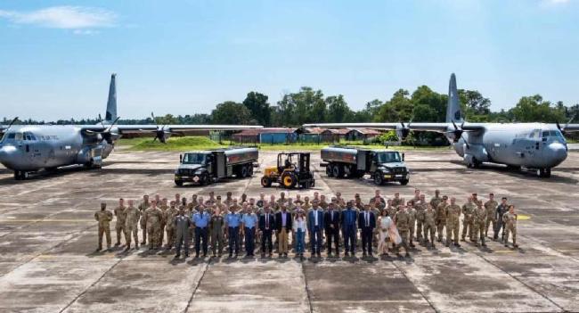 අම‍ෙරිකානු ගුවන් හමුදා යානා දෙකක් කටුනායකට.